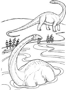dibujo dinosaurios