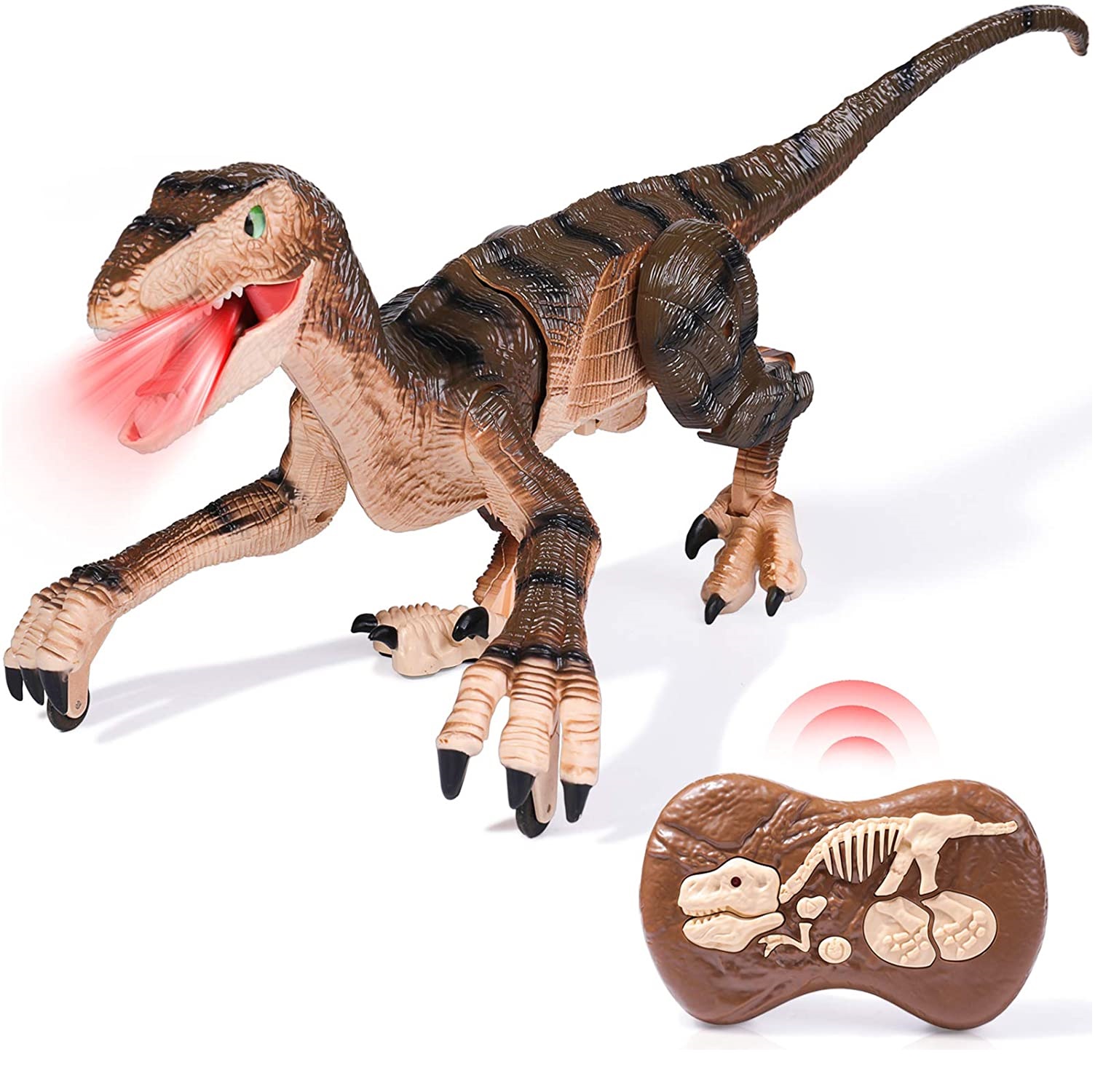 Dinosaurio robot de juguete velociraptor